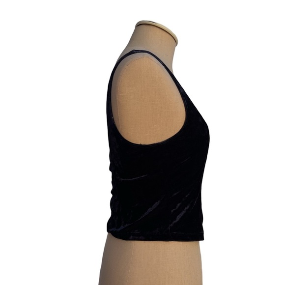 Free People Blue Velvet Corset tank size small - Picture 6 of 12